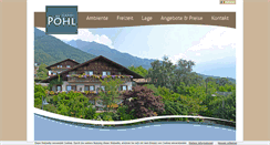 Desktop Screenshot of garni-poehl.com
